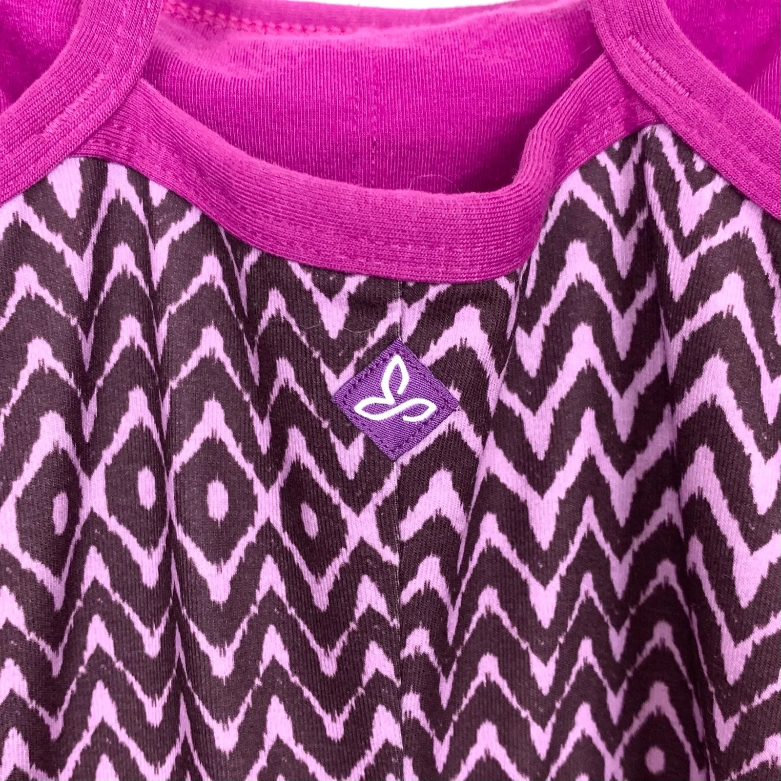 Prana Womens Cora Ikat Tank Dress Violet Sol Purple Built In Bra A-Line Size XS - Image 9