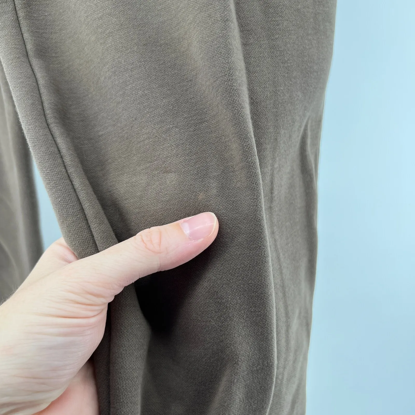 Fabletics Women S Brown High Waisted‎ Go-To Tapered Jogger Sweatpants Pockets - Image 7