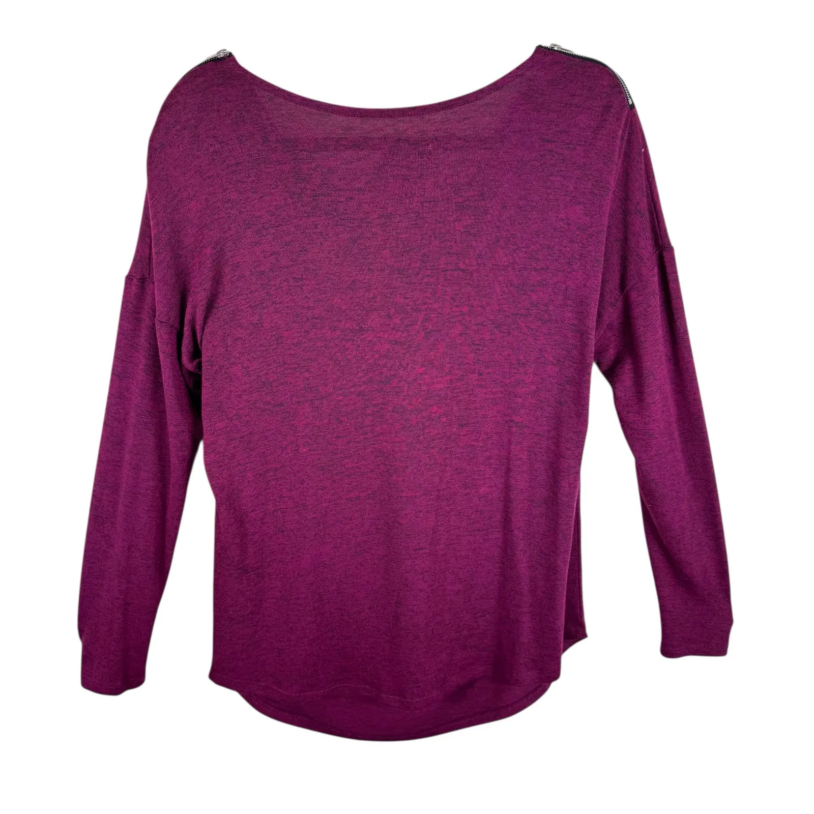 Carmen‎ Marc Valvo Fuchsia Knit Top Large - Image 2