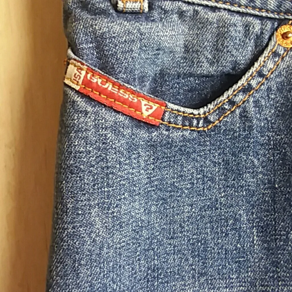 90's vintage Guess Denim Skirt - Image 2