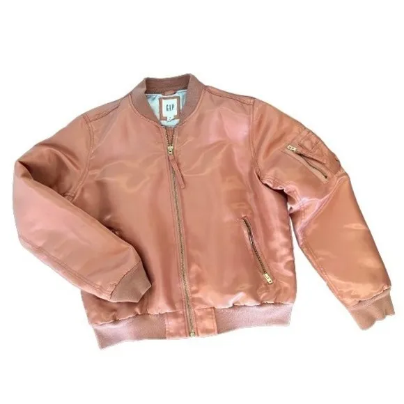 GAP Primaloft Dusty Rose Bomber Jacket‎ XS - Image 2