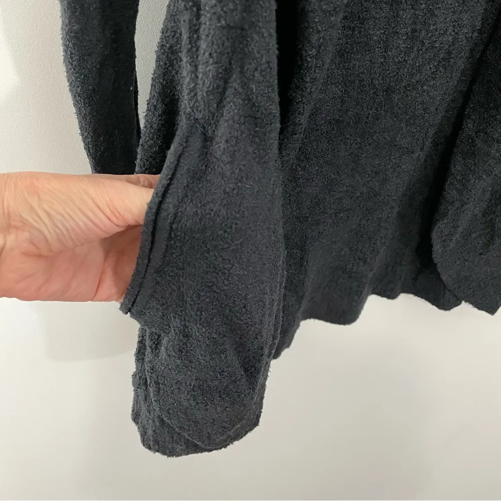 Barefoot Dreams CozyChic Lite Lounge Cardigan Sweater XS / S Black Charcoal Gray - Image 6