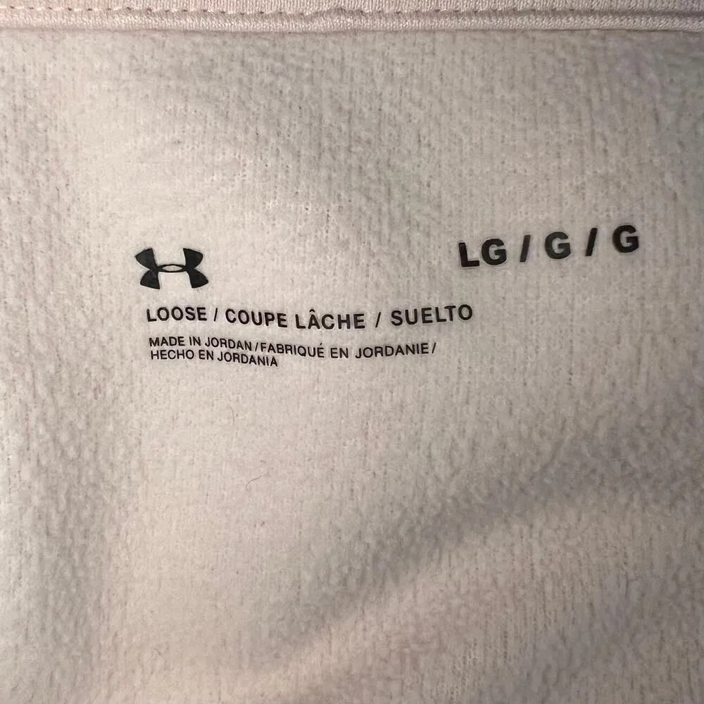 Under Armour Women's Pink Hoodie Size L - Image 3