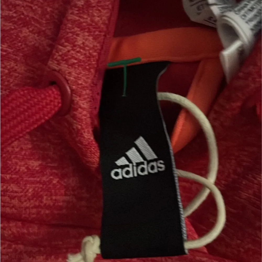 Adidas Hoodie red Small - Image 4