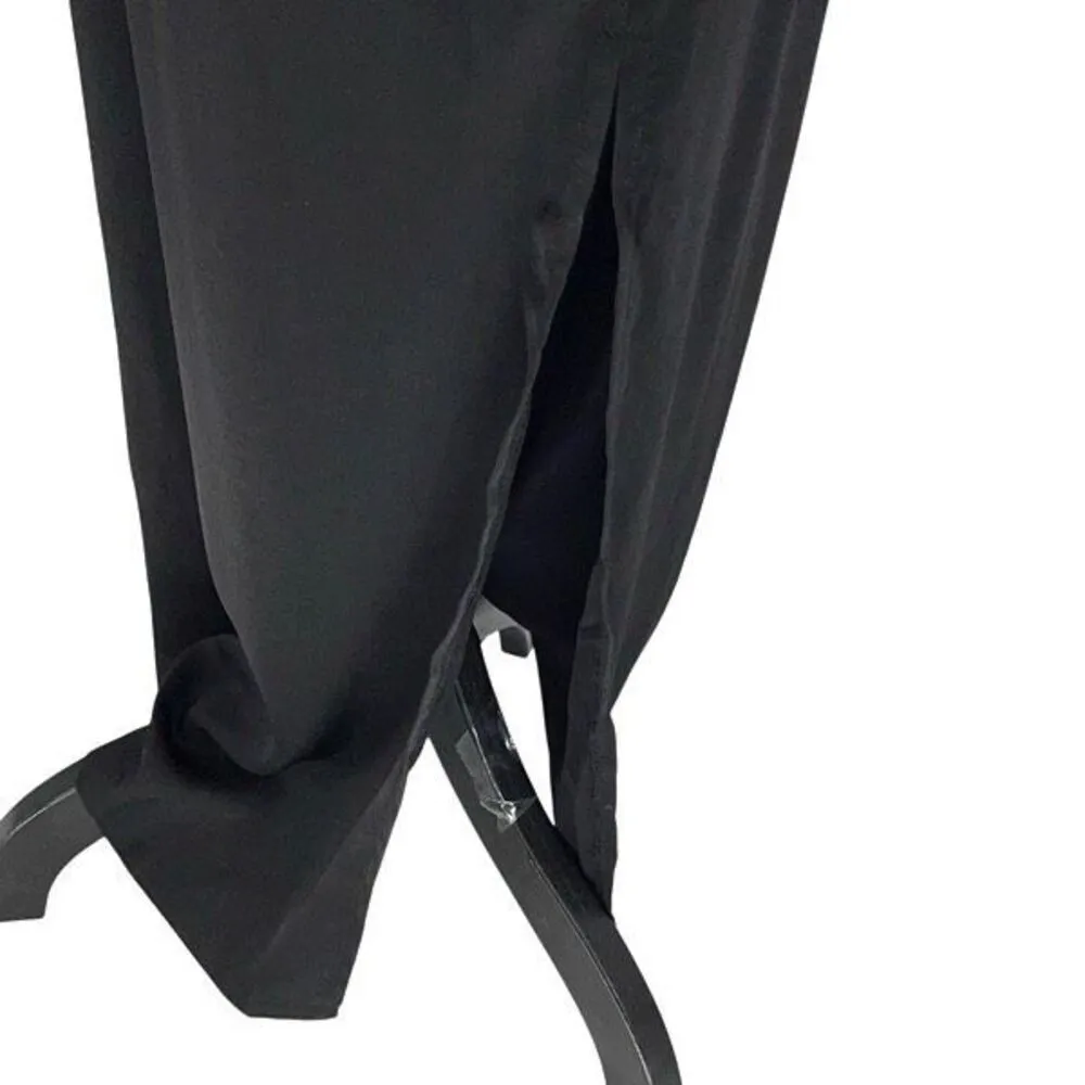 Dress Forum Womens Halter Tie Waist Cut-Out Sleeveless Jumpsuit Black Medium NWT - Image 5