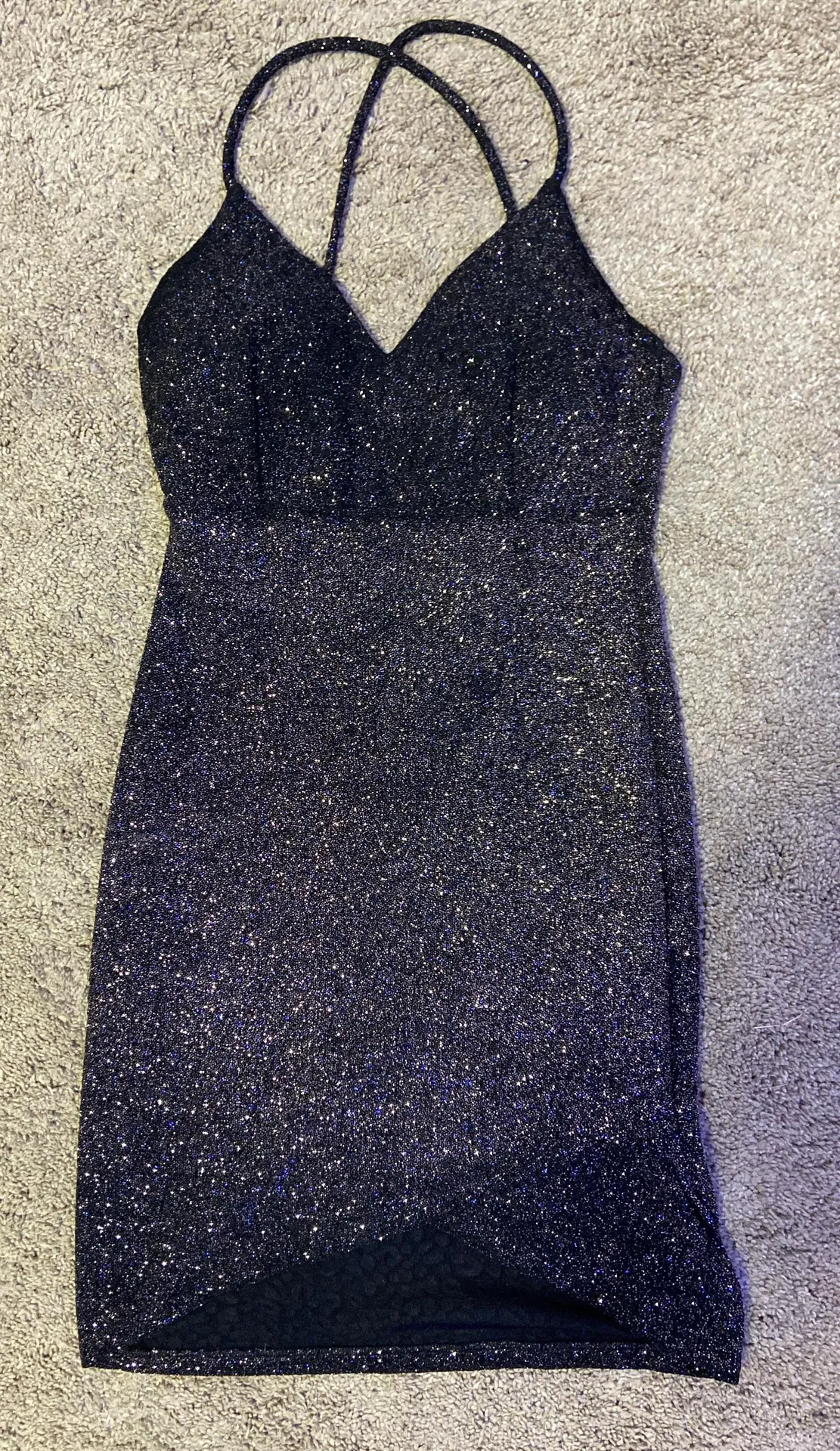 Windsor Sparkly Body Con Mini Dress - Image 3