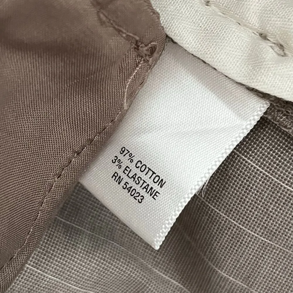 Banana Republic Martin Fit Striped Slacks - Size 4 - Image 7