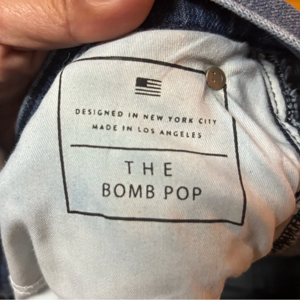 AYR The Bomb Pop Preppy Luxury Coastal Cowgirl Boho Fisherman Raw Hem Jeans 34S - Image 7