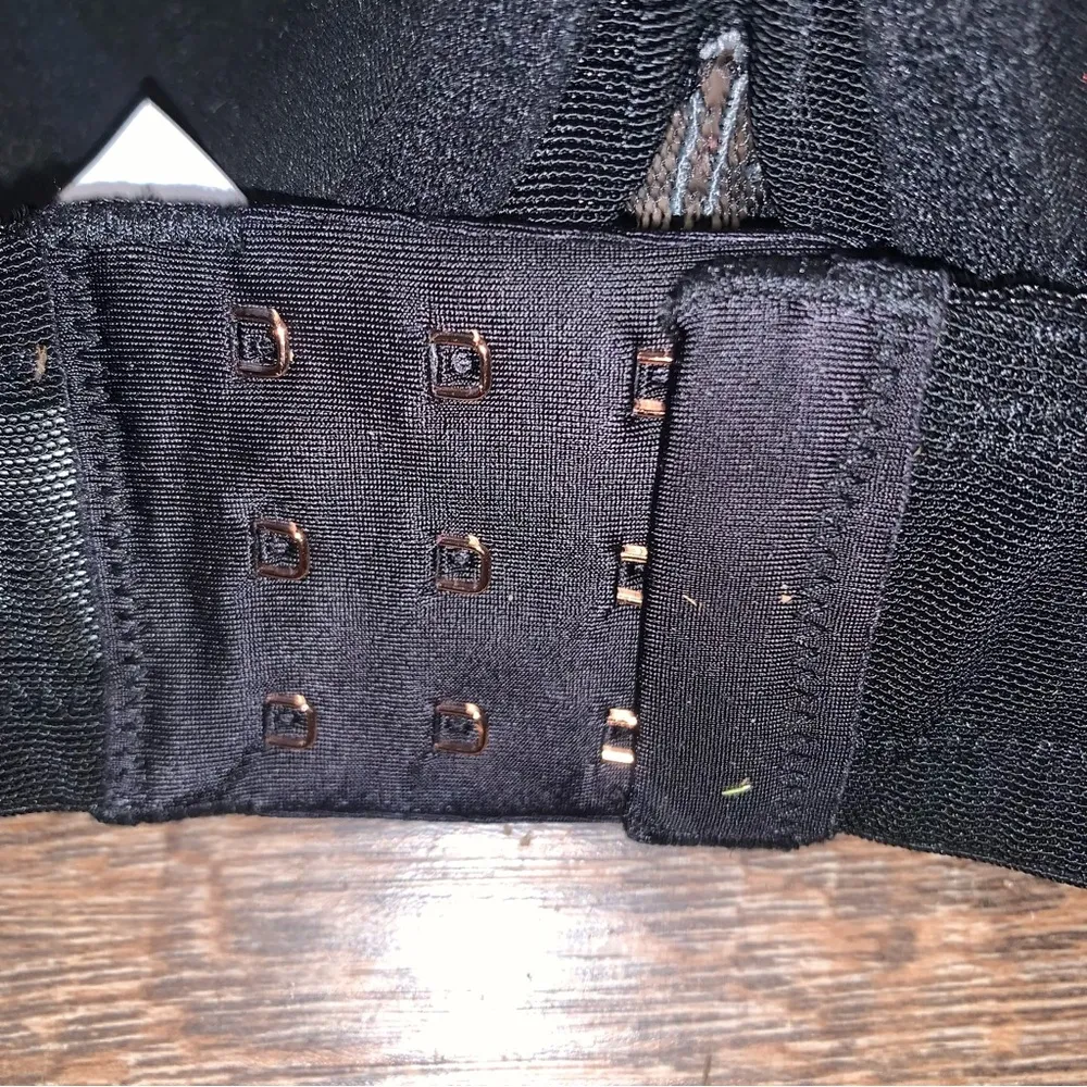 Aerie Real Power Balconette Lightly Lined Shine Embroidery Bra Size 36D New - Image 5