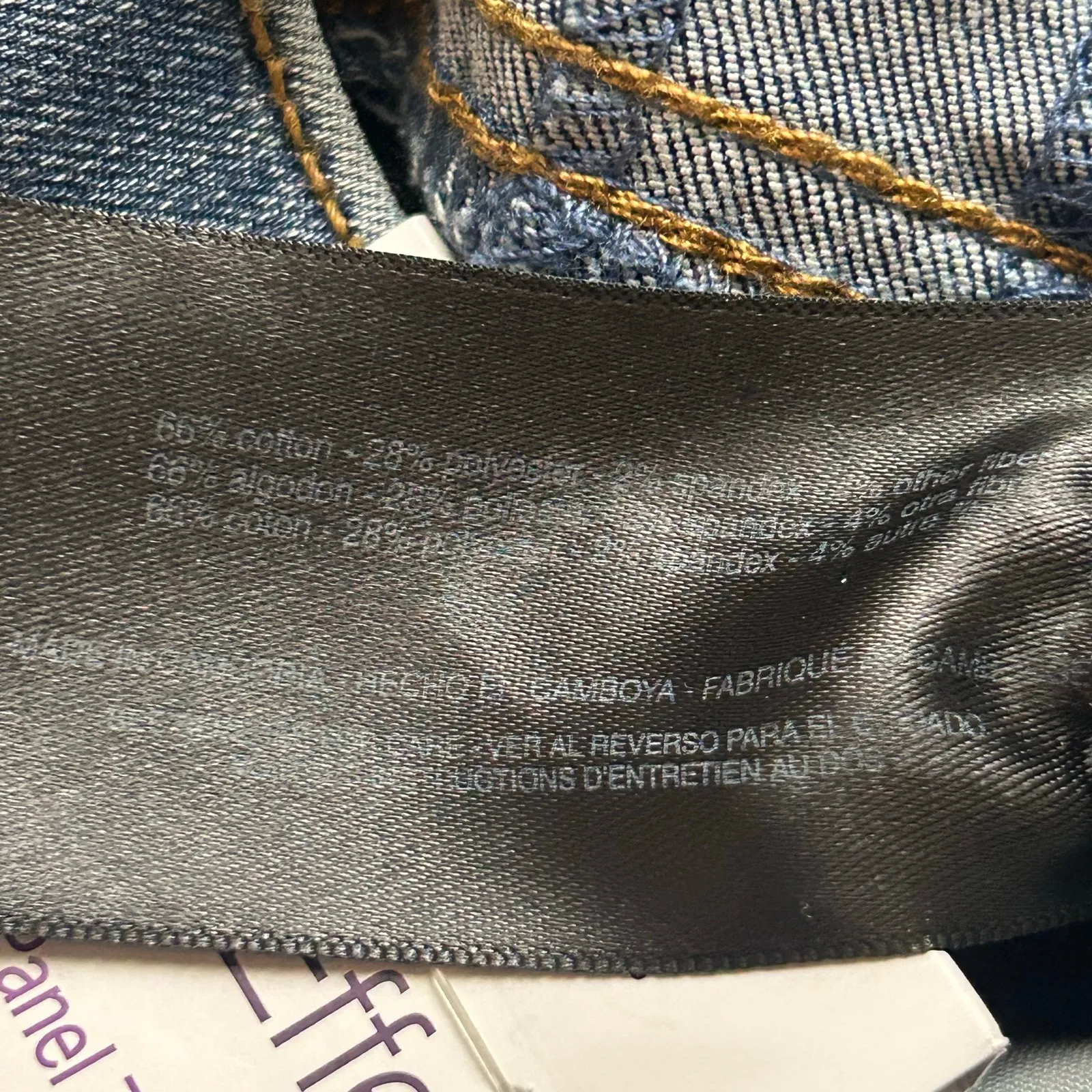 Gloria Vanderbilt Women's Shape Effect High Rise Denim Capri Pants 4 New - Image 8