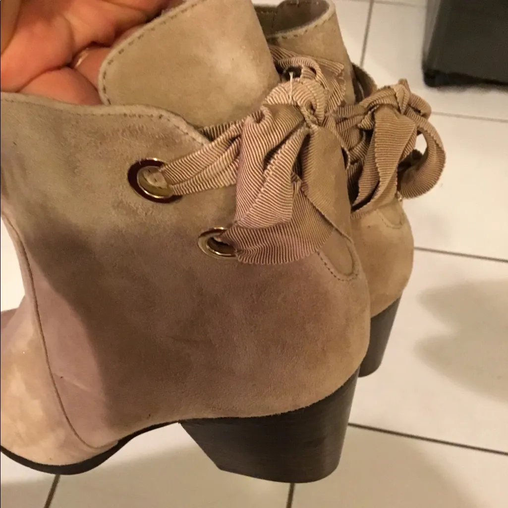 New suede leather booties - Image 3