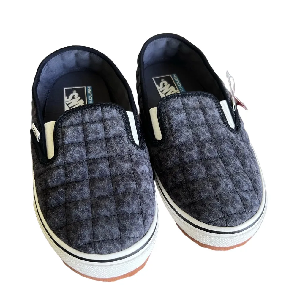 VANS Unisex Slip Er Asphalt Marshmallow Leopard Print Shoe Size 7 or 9 #147 - Image 3