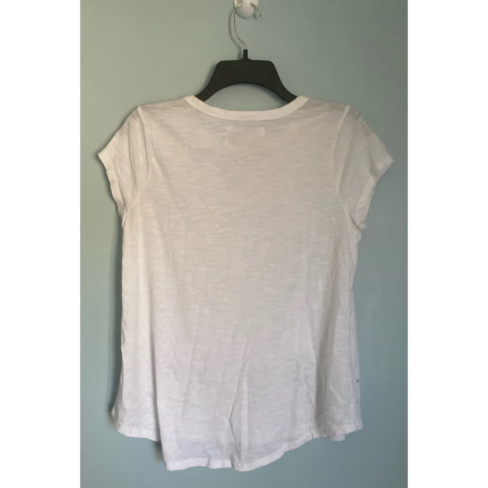 NWOT Cupio White Shirt Eyelet Details Large - Image 7