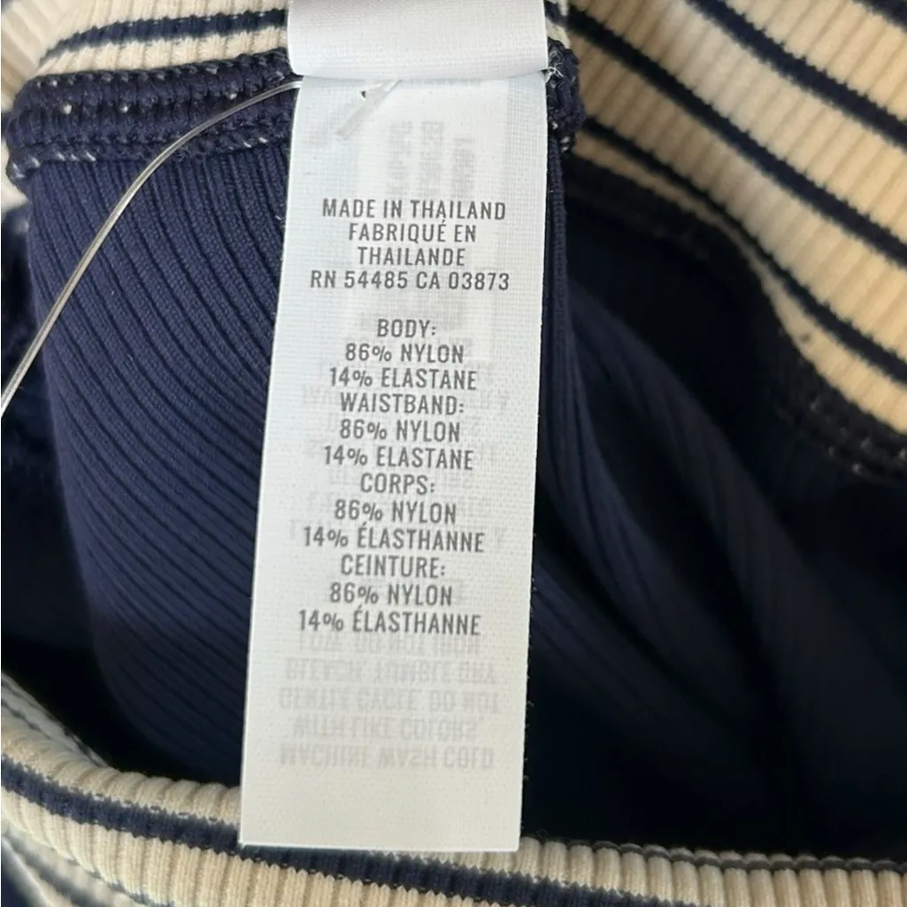 NWT Offline By‎ Aerie American Eagle Ribbed Navy Blue Hi-Rise Legging Size Small - Image 6