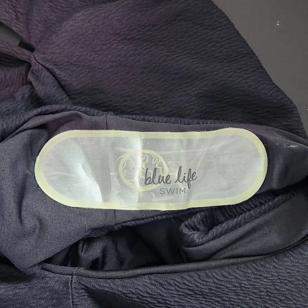 Blue Life Swim Black off the Shoulder Swimsuit NWOT Size Medium Black One-Piece - Image 9