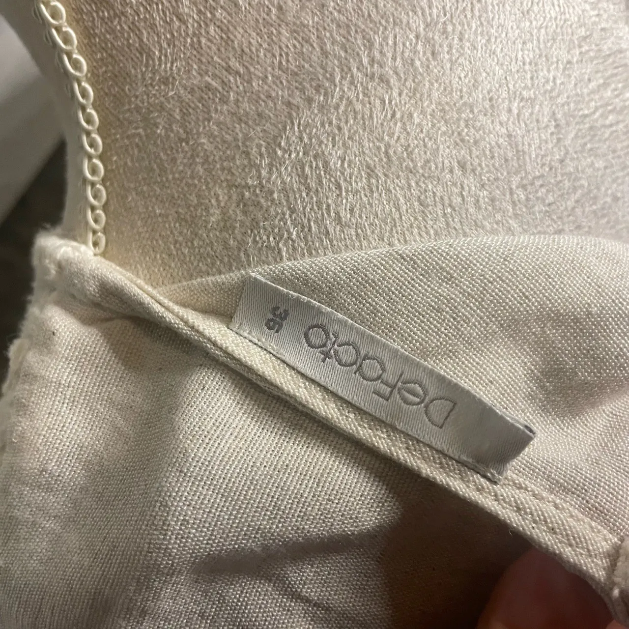 DeFacto Women Beige Embroidered Long Sleeve Ruffled Maxi Dress Size 36 US 8‎ - Image 4