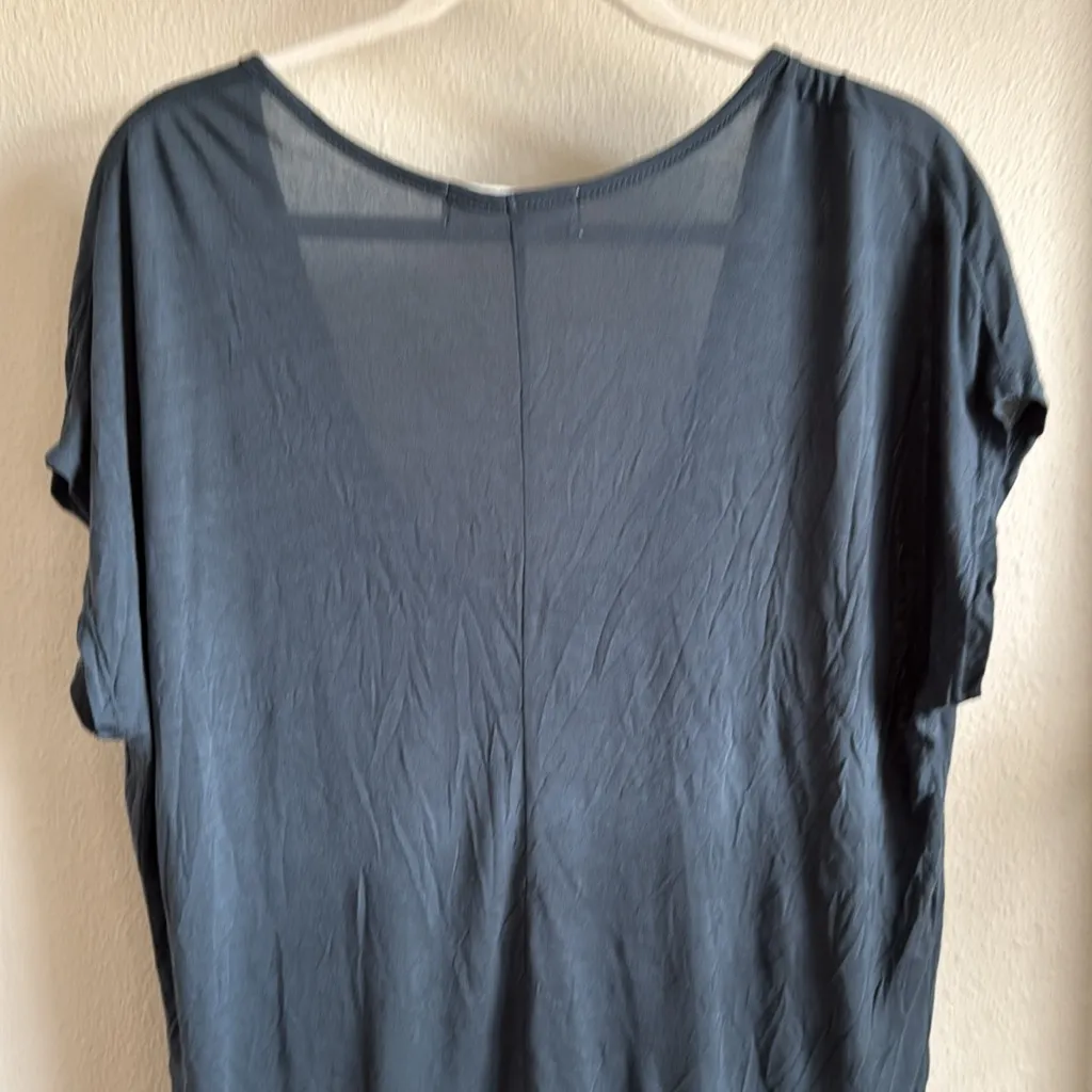 Project Social T Deep Blue Short Sleeve Top. - Image 6