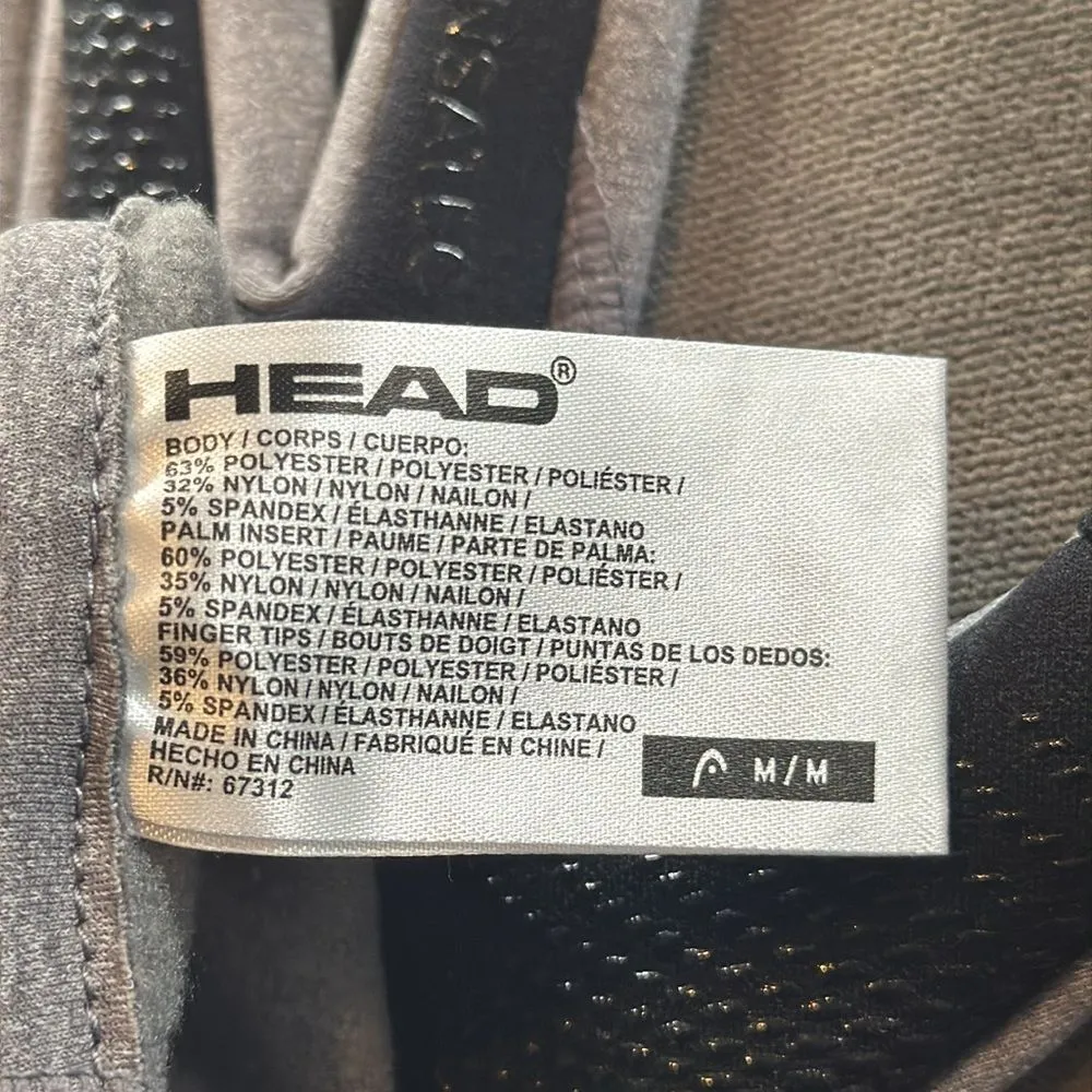 Women’s Head Touchscreen Compatible Outdoor Running Gloves Gray Size M NWOT - Image 6