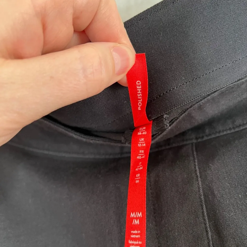 Spanx Womens Medium Black On The GO Kick Flare Pants 20367r - Image 7