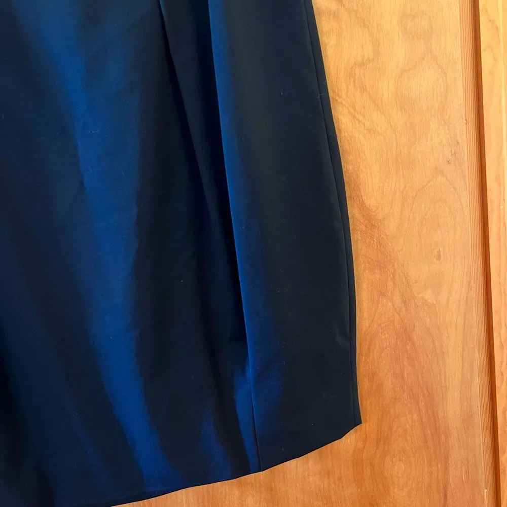 Lafayette 148 New York Italian Stretch Virgin Wool Blend Skirt Black NWT Size 10 - Image 7