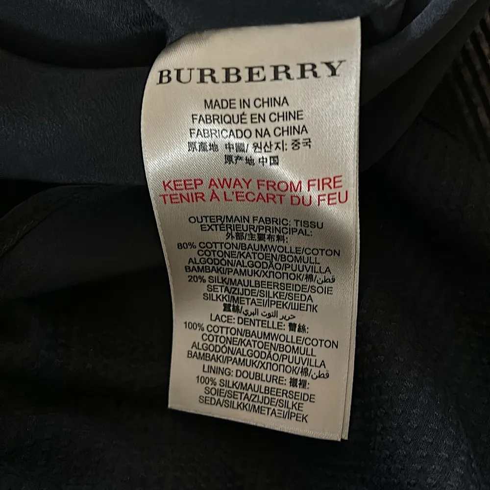 Burberry Brit Authenticated Black Embroidery Cotton Sleeveless Dress *Sz 2* 🌺🌺 - Image 7
