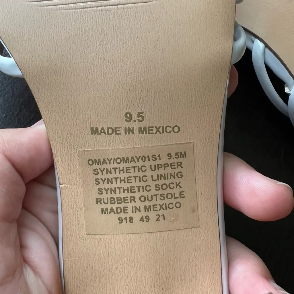 Steve Madden  White Omay Sandals Size 9.5 - Image 8