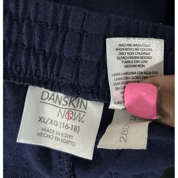 Danskin‎ Women's Lounge Athletic Navy Blue Runner Shorts Sz XL Athletes Lounge - Image 4