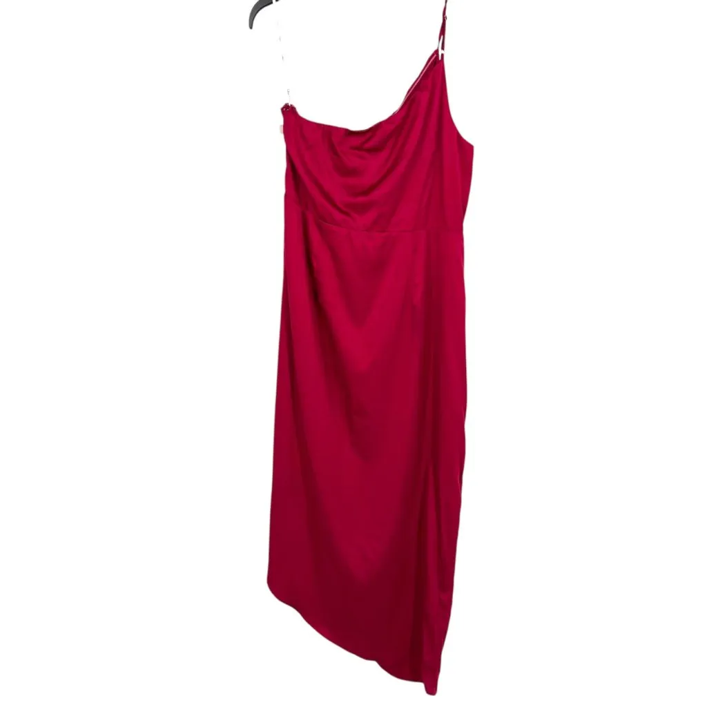 Lulus Draped Special Occasion Prom Homecoming Dress Berry Red Size XS NWOT - Image 7