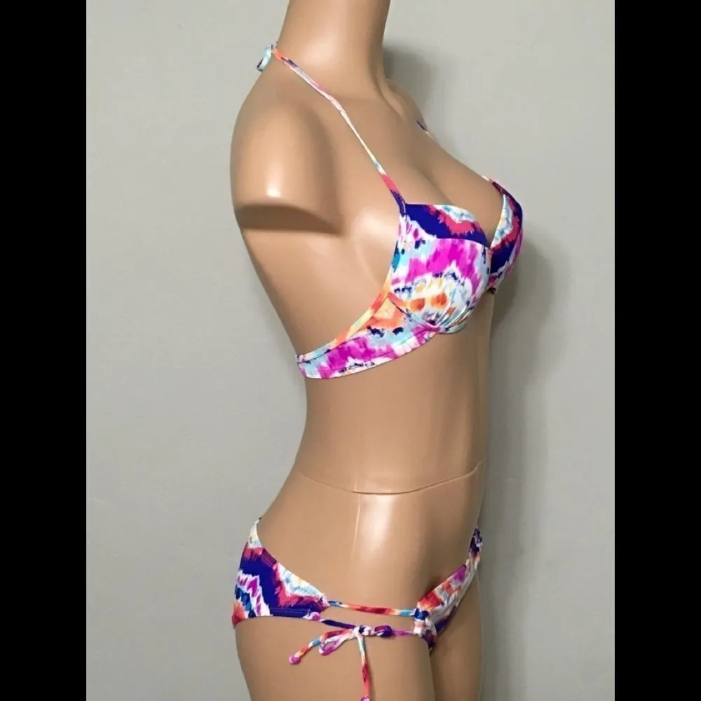 HOBIE Chevron print push-up bikini set. NWT - Image 3