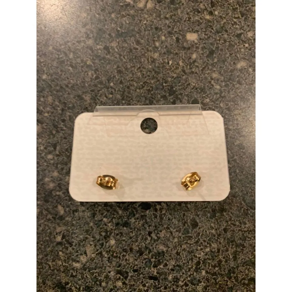 K pop Korean fashion fashion rose gold roman numeral earrings - Image 4