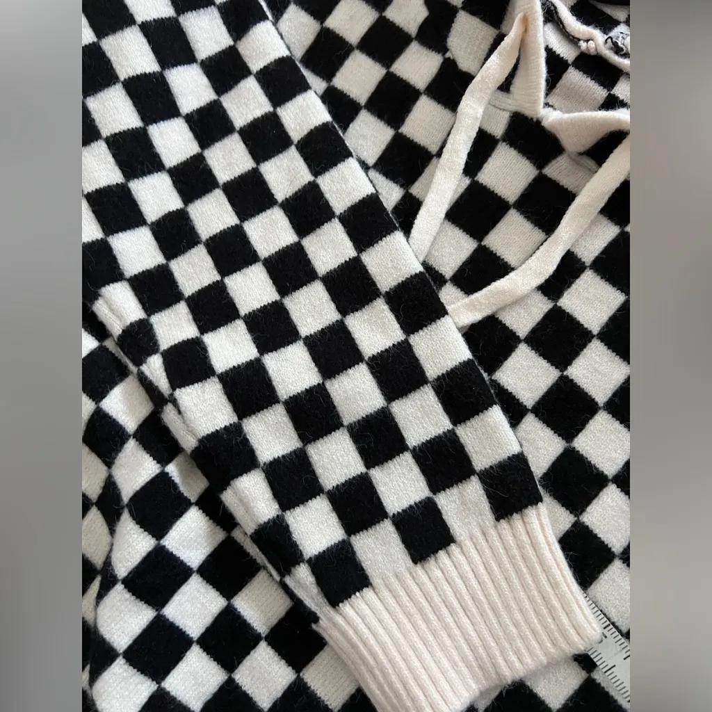 Checkered board Wool Hoodie Size undefined - Image 11