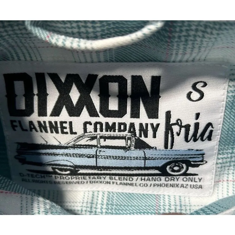 Dixxon Flannel Co Fria Pearl Snap Blue Plaid Shirt Womens Small Western Vixxon - Image 6