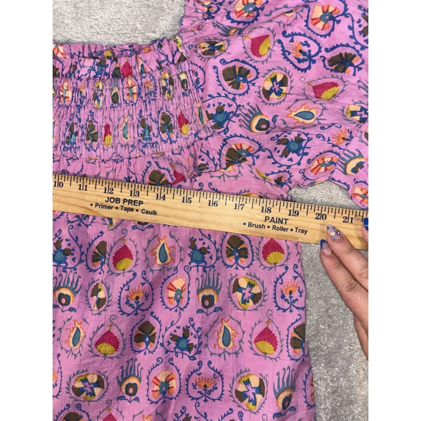 ivy jane smocked‎ pink flowy - Image 5