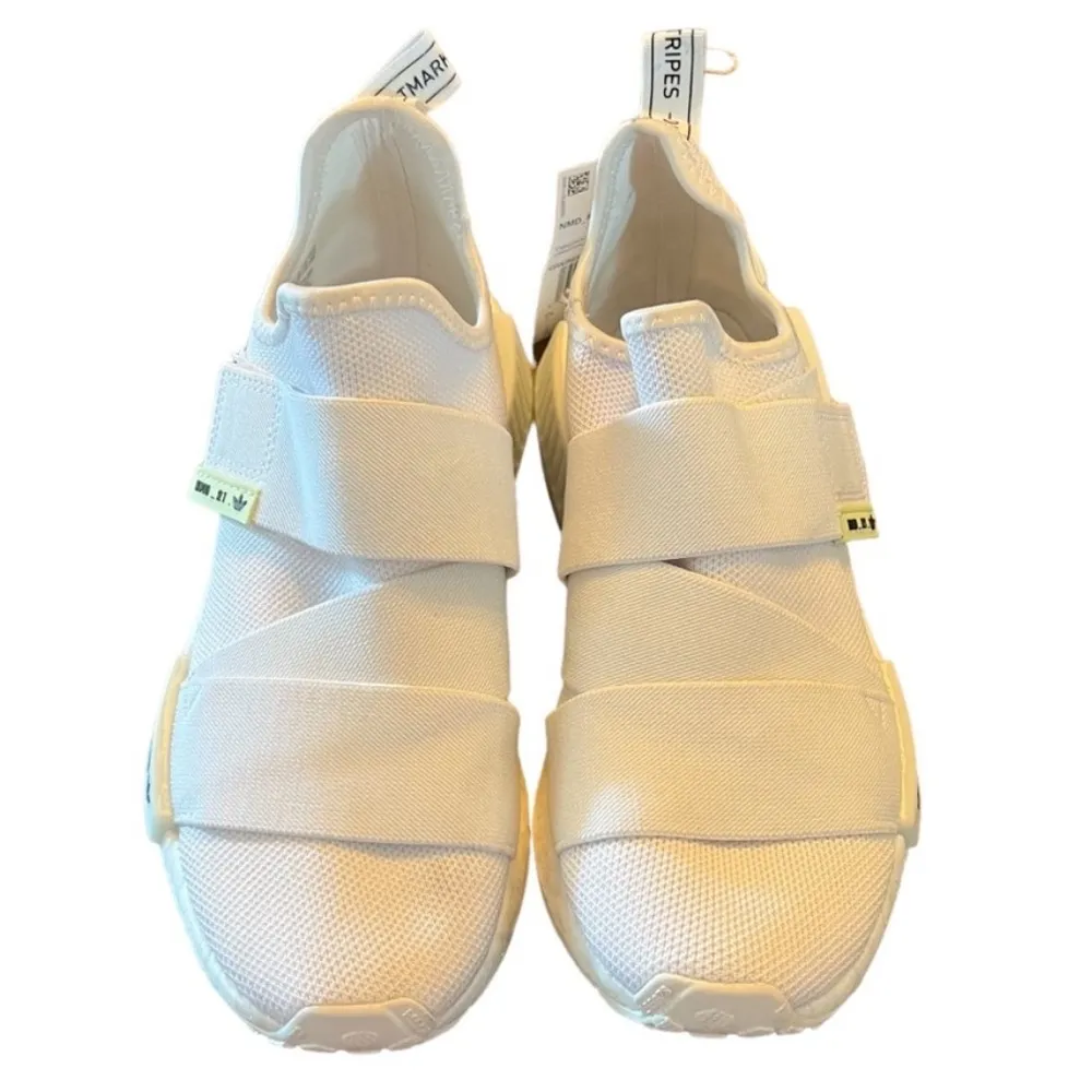 Adidas NMD R1 White Sneakers Size 7 - Image 8