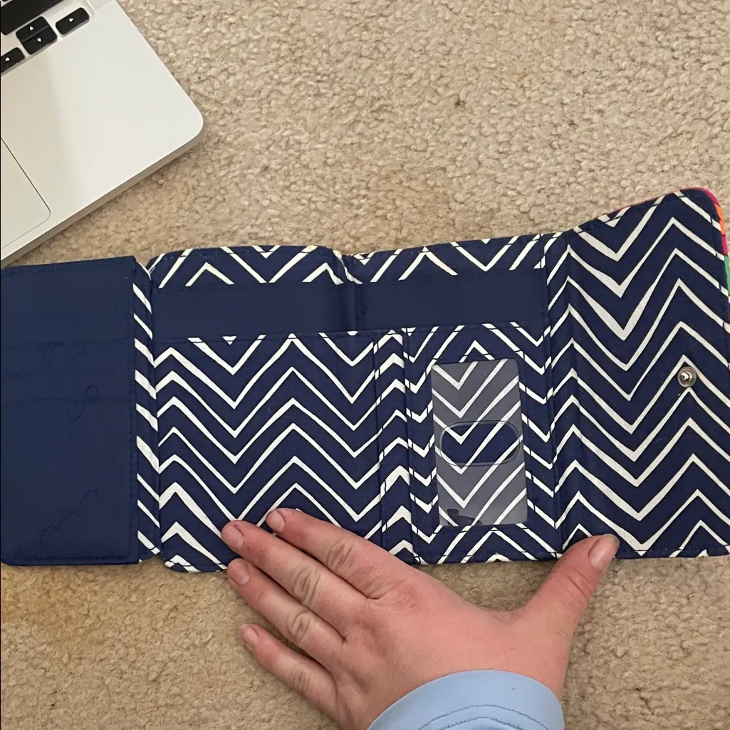 Vera Bradley Colorful Floral Wallet - Image 2