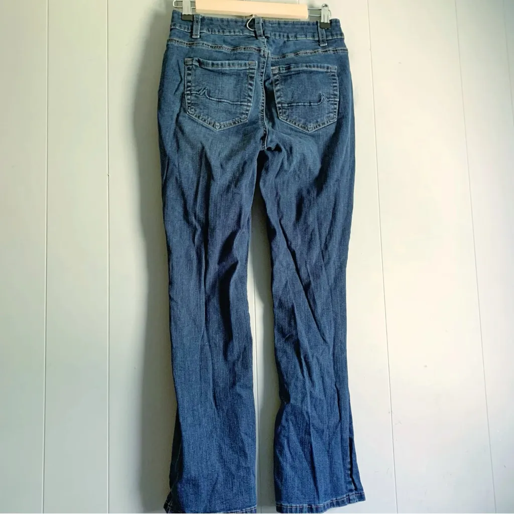 Maurices Curvy High Rise Slim Bootcut Jeans Med Wash 4 Short - Image 2