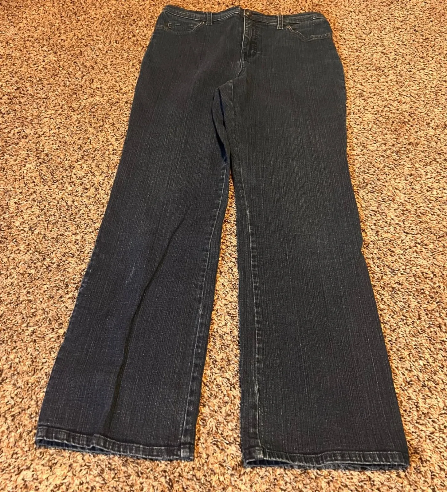 Gloria Vanderbilt Womens Jeans Size 12 Dark Wash Bootcut The Perfect Fit - Image 1