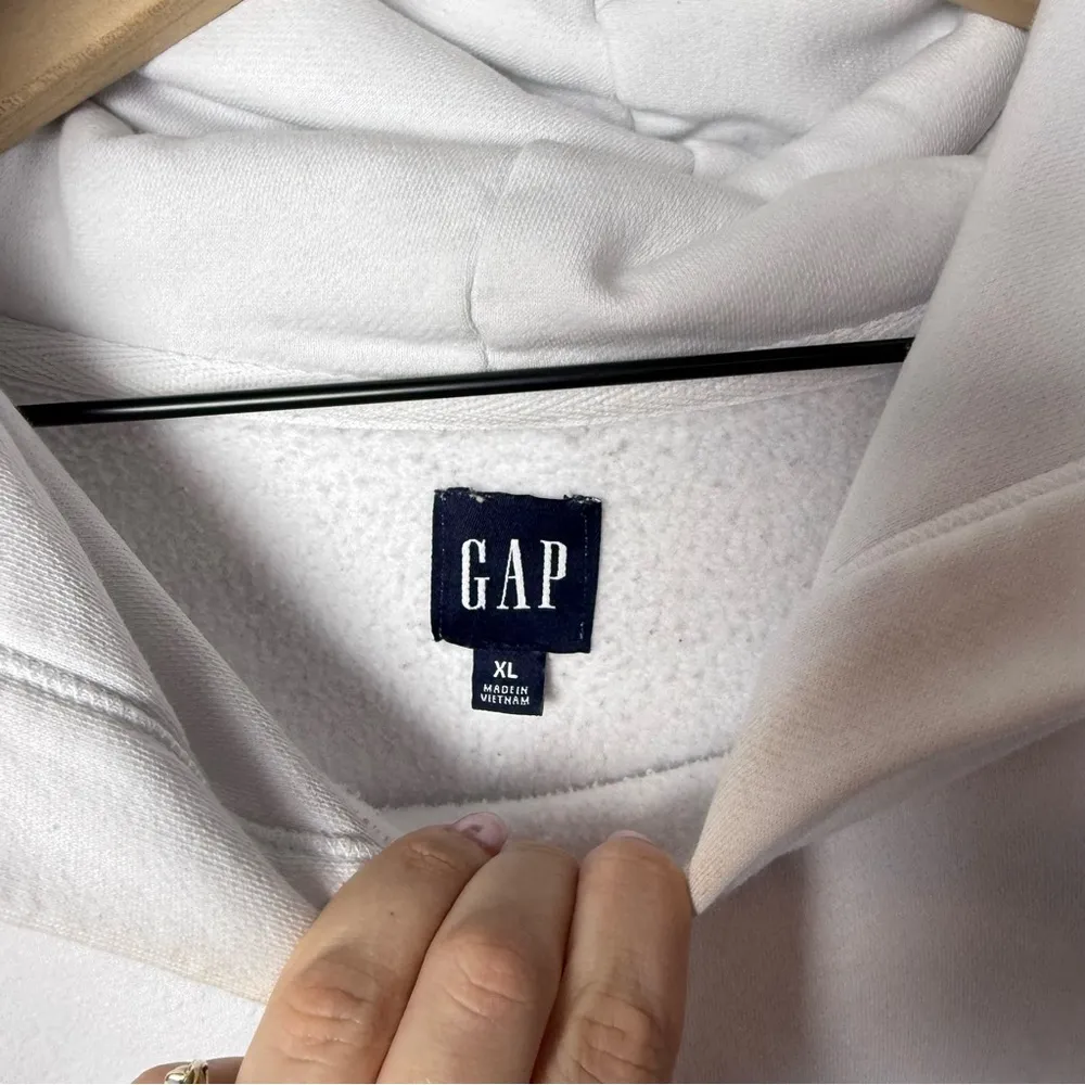 Gap Women’s Vintage Soft Hoodie Sweatshirt Urban Blue Ombré Purple XL RN#54023 - Image 5