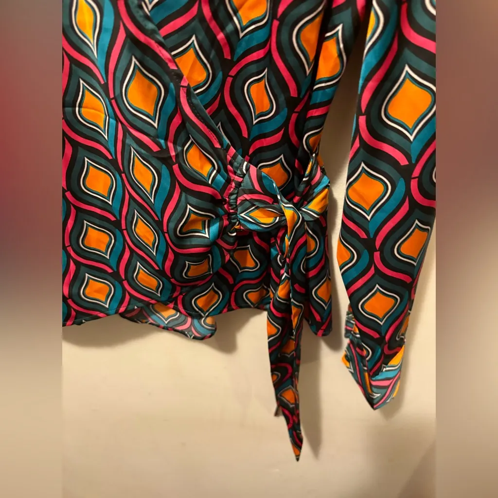 Cupcakes and Cashmere wrap for pattern top size medium Pink - Image 4