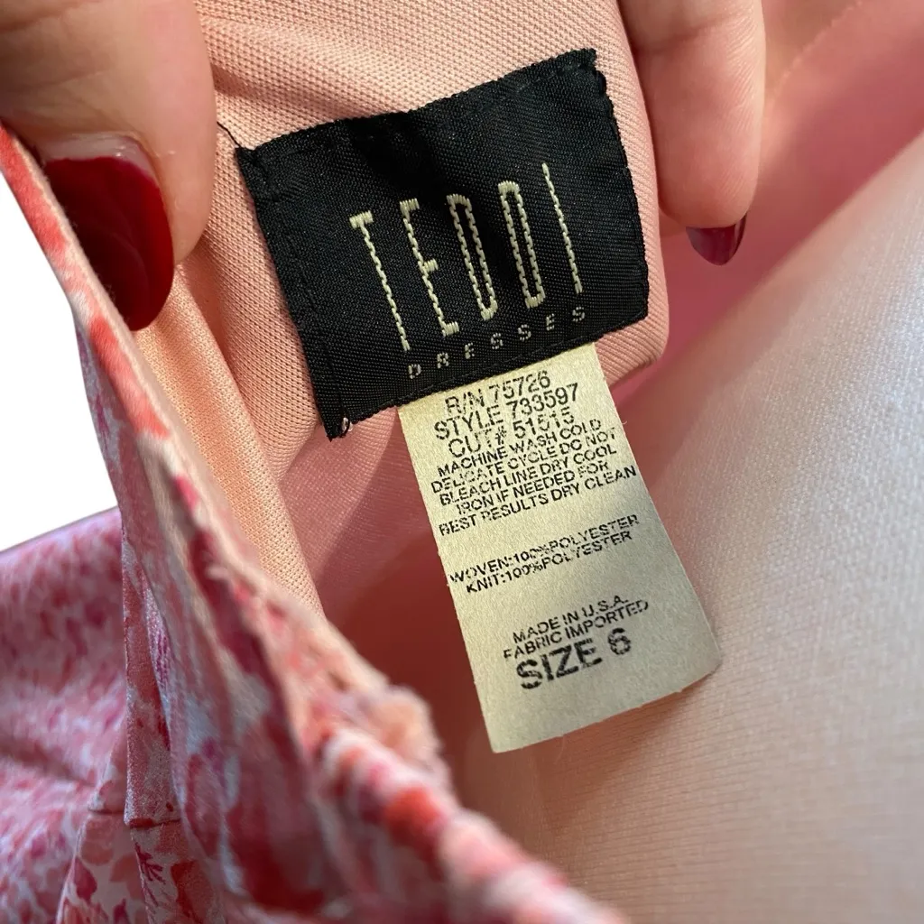 Vintage 90s Pink Floral Maxi Slip Dress | Coquette Cottagecore Boho - Image 12