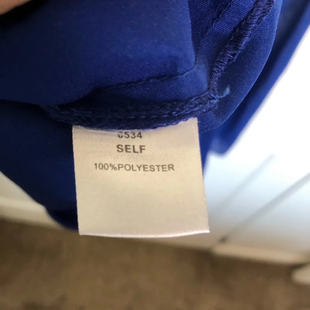 A.Drea Royal Blue Strapless Cocktail Dress Size S - Image 5