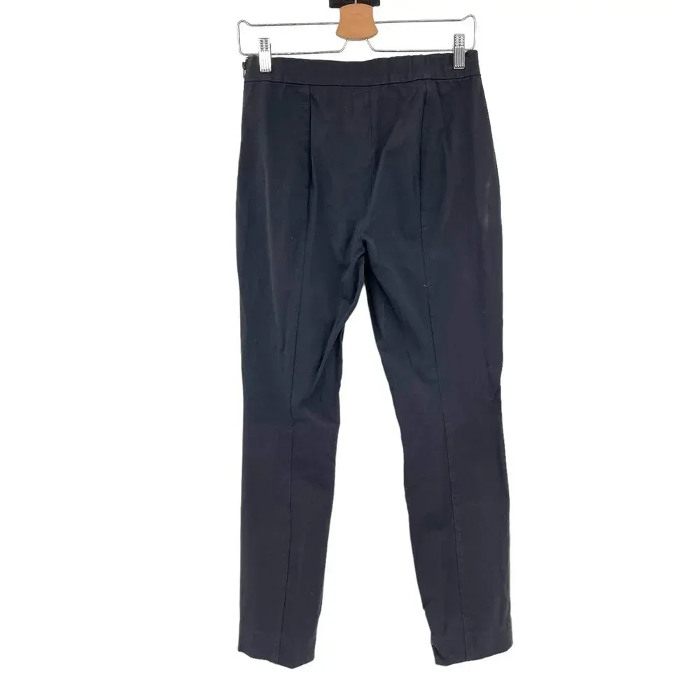 Everlane‎ The Side-Zip Stretch Cotton Pants in Black Ankle Crop Size US 8 - Image 7