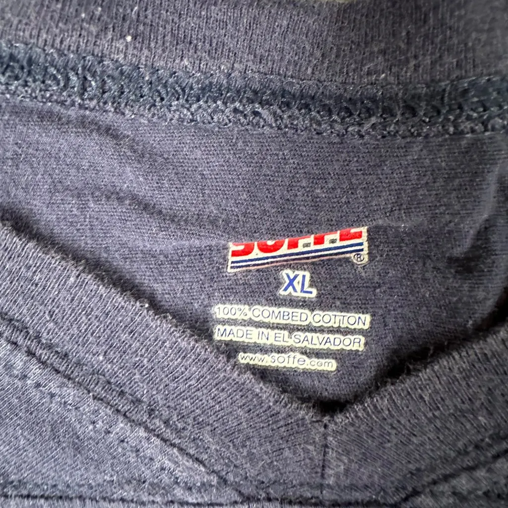 Auburn Tigers Womens XL Navy Blue V-Neck Half Sleeve Tee T-shirt‎ Soffe Brand - Image 6