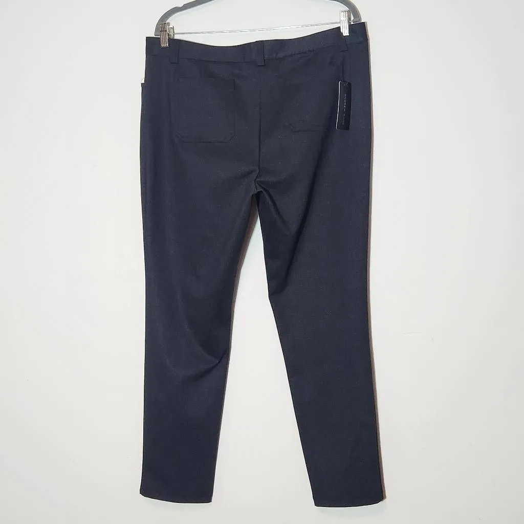Andrew Marc Charcoal Gray Fitted Pants NWT Size 14 Gray Black Dress Pants - Image 4
