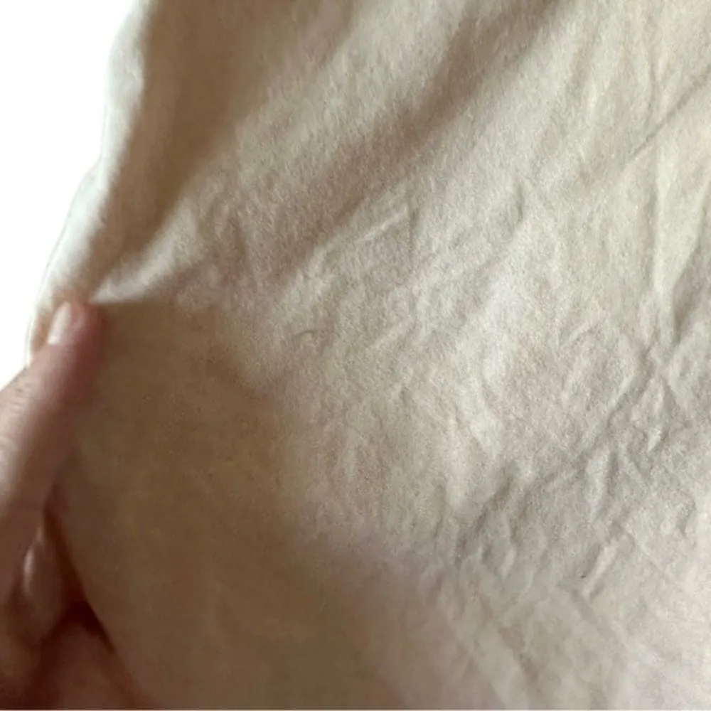 Sundance Cream Long Statement Scrunchy Sleeves Turtleneck medium - Image 3