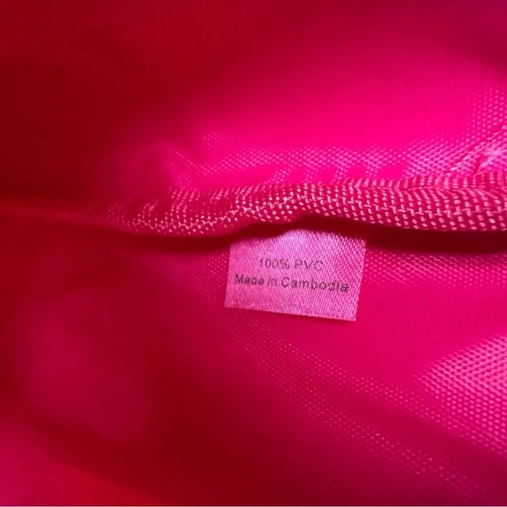 TRINA TURK Floral Cosmetic Bag – Black with Bold Red Flowers - Image 15