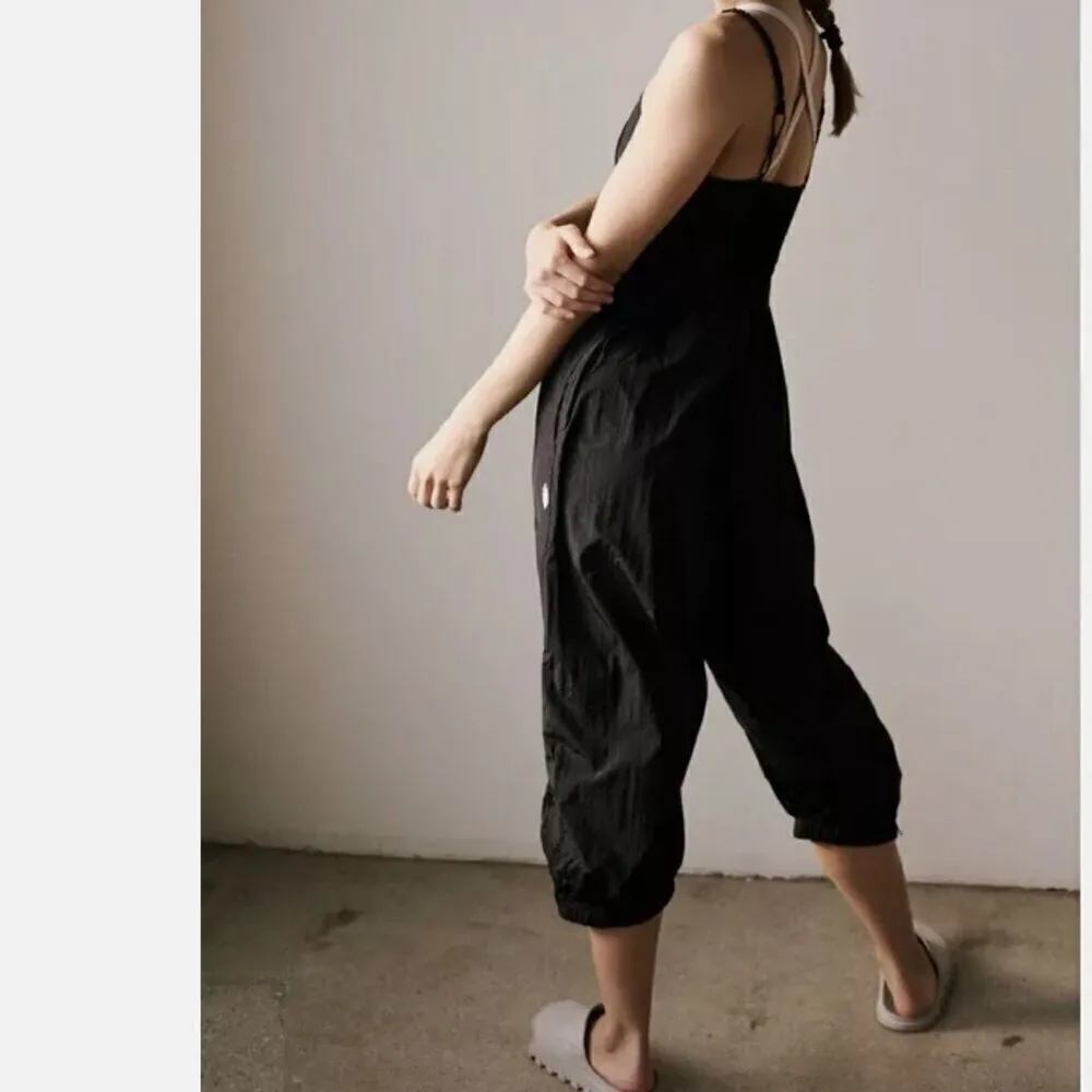Free People #128 NWT  Down To Earth Onesie in Black - Image 4
