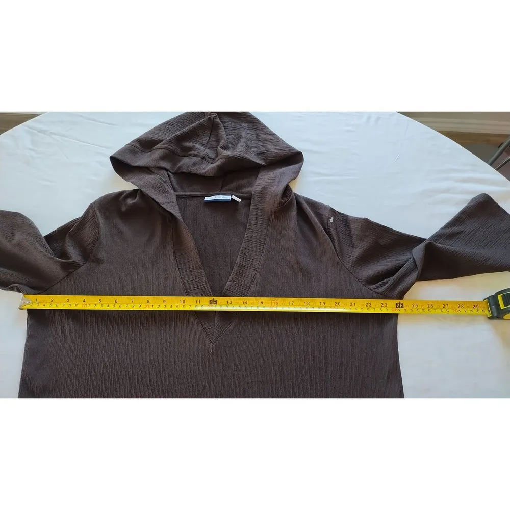 Croft & Barrow Women 's long sleeves swim cover up Tunic ladies Medium - Image 10