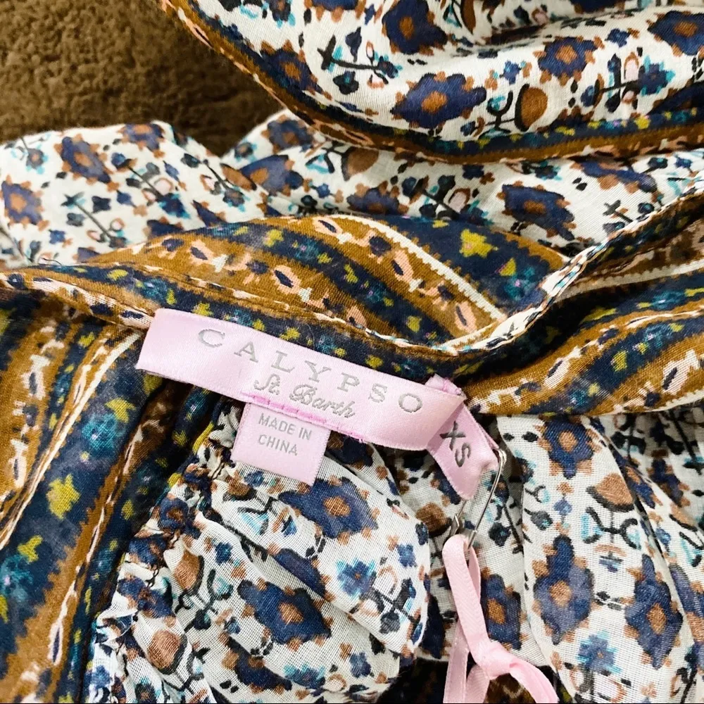 NEW Calypso St. Barth 100% cotton blouse - Image 8