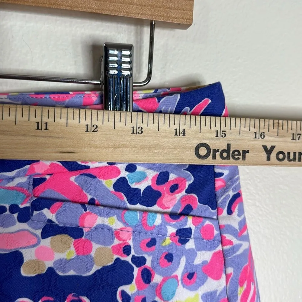 Lilly Pulitzer simply chic Kelly skinny ankle pants size 4 colorful cotton - Image 5